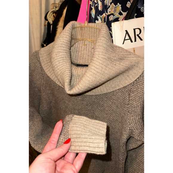 Cynthia Rowley Lambswool, Cowl Neck Sweater Dress, Size Medium - Picture 12 of 14